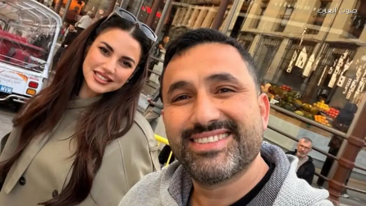 درة تستمتع بعطلتها في تونس مع زوجها بعد نجاح علي كلاي