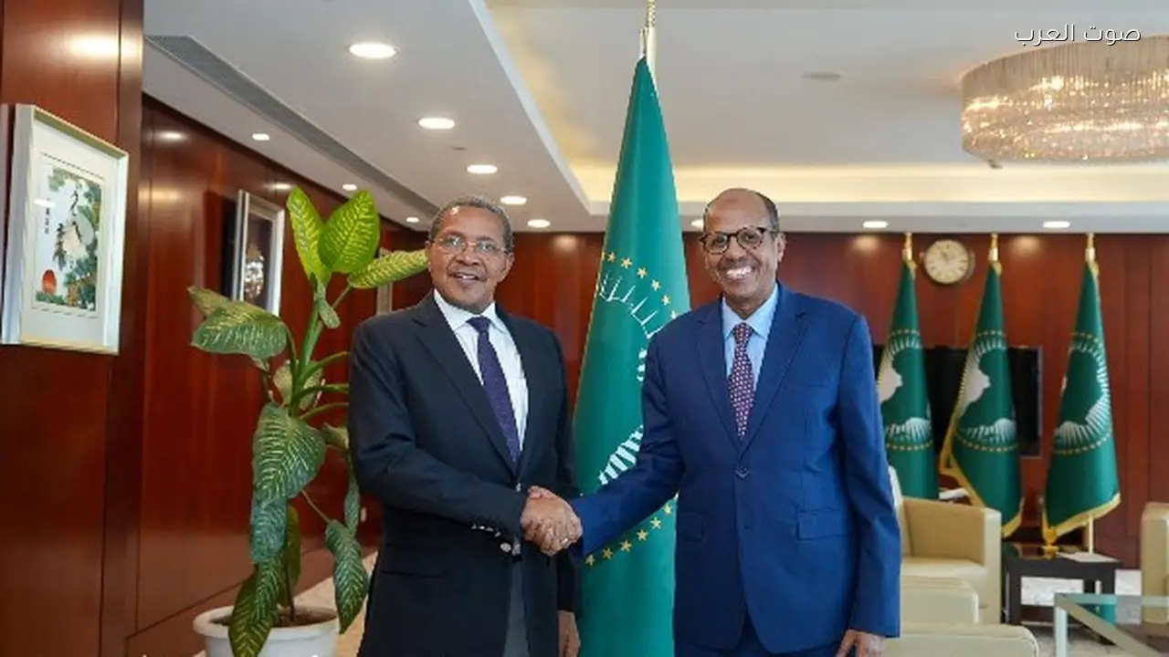 رئيس مفوضية الاتحاد الإفريقي يناقش جهود السلام مع رئيس تنزانيا الأسبق