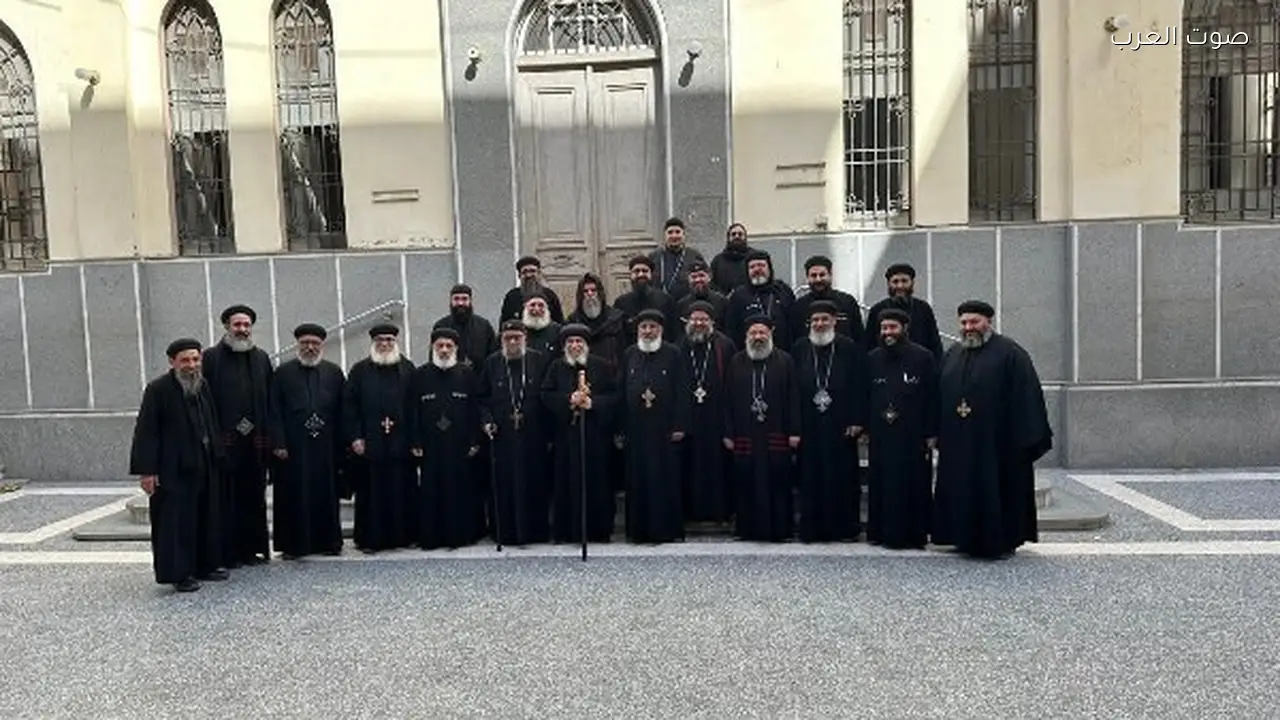 رسامة قمص جديد في كنيسة الشهيد أبي سيفين بقرية مير