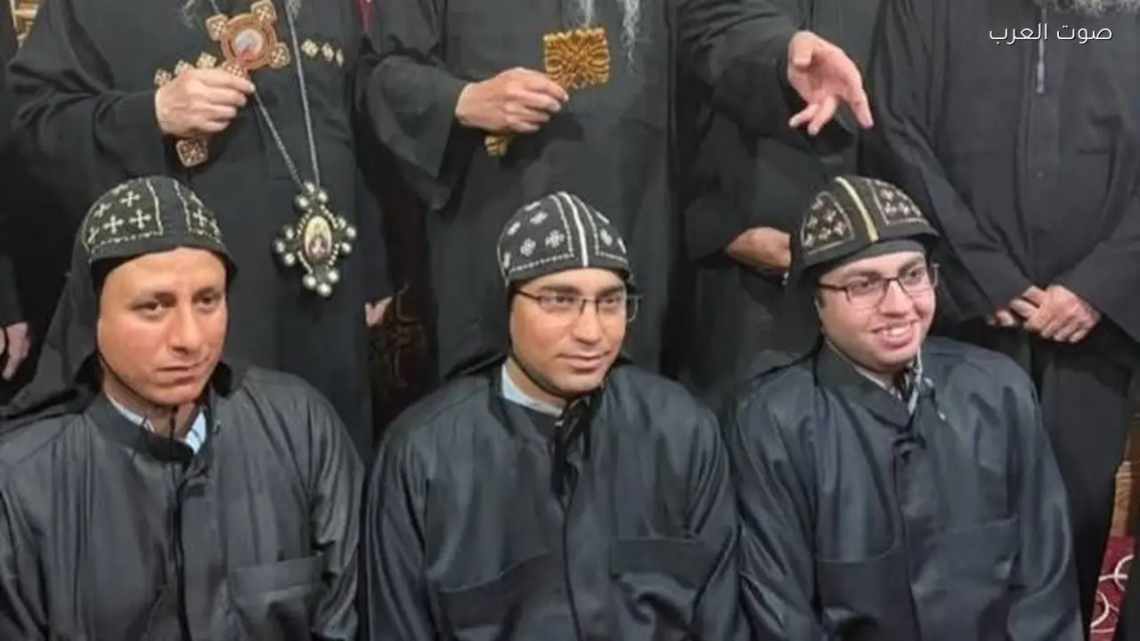 رهبنة ثلاثة رهبان جدد في دير الأنبا صموئيل بجبل القلمون