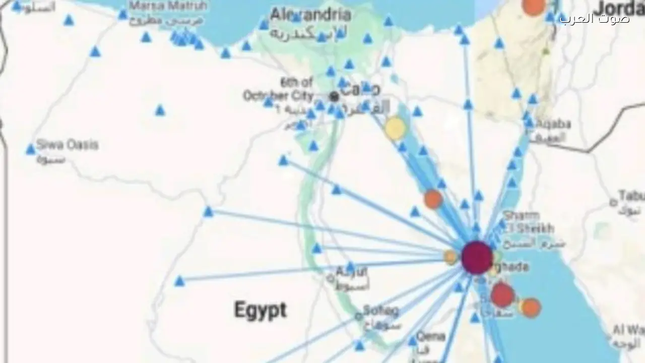 زلزال بقوة 4.2 ريختر يضرب شمال شرق الغردقة