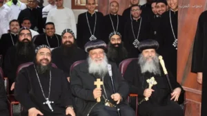 زيارة الأنبا جوزيف للدير المحروق والكلية الإكليريكية 1