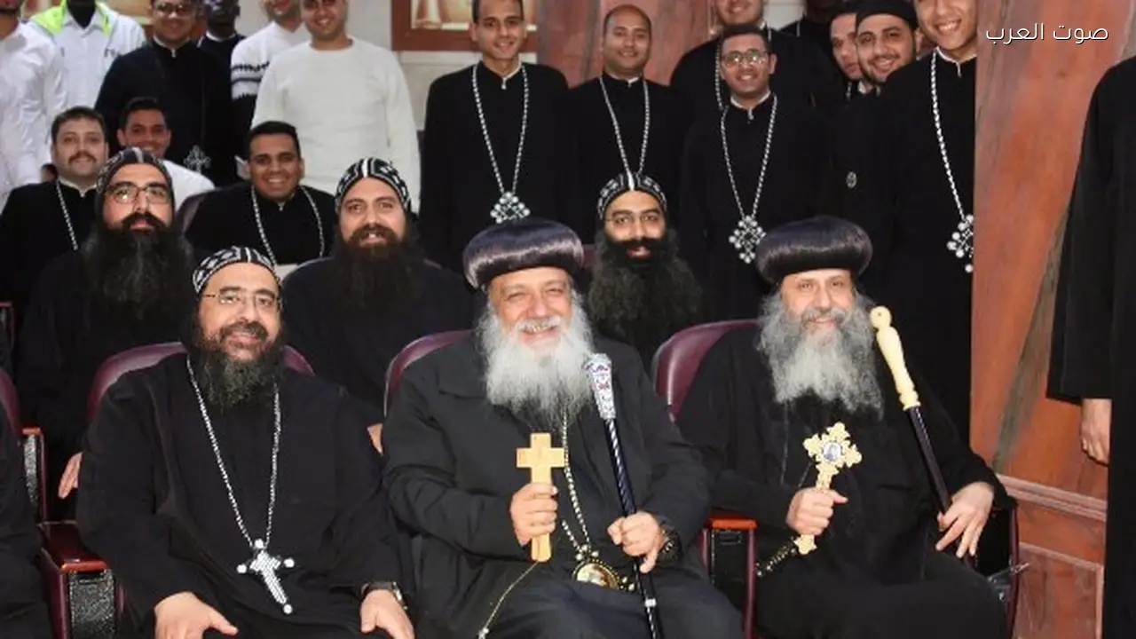 زيارة الأنبا جوزيف للدير المحروق والكلية الإكليريكية