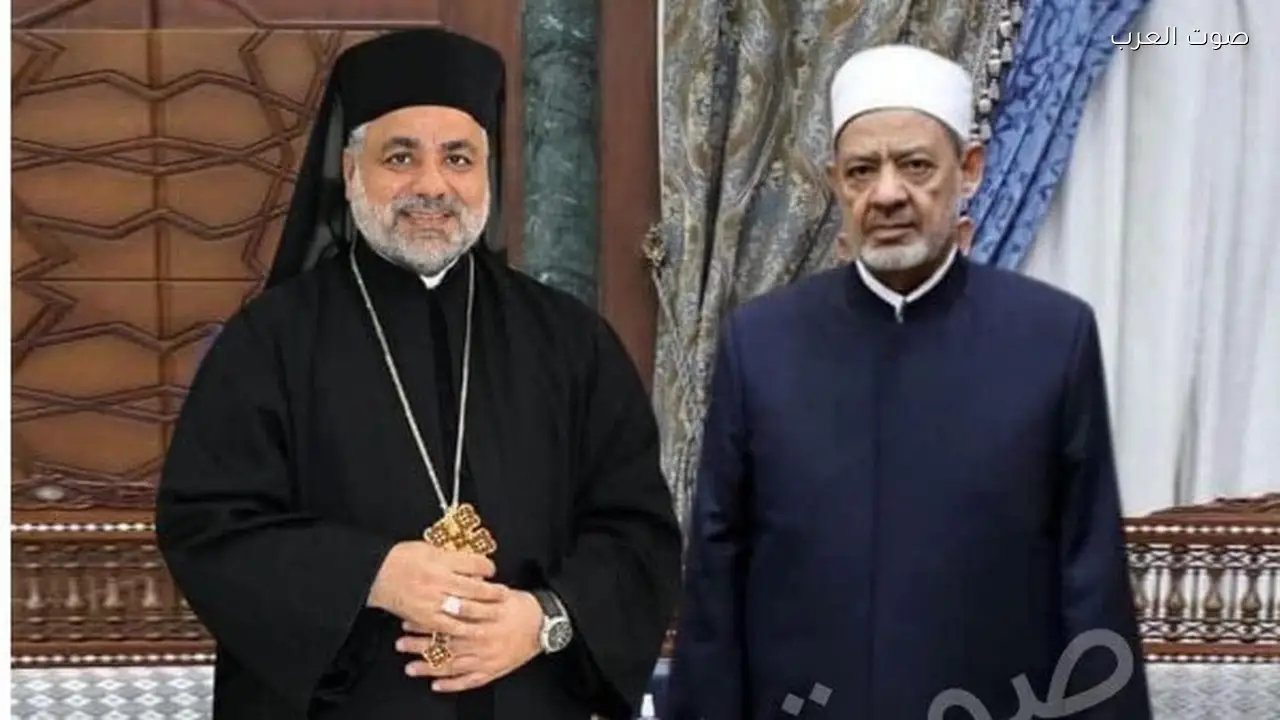 زيارة ودية للأنبا عمانوئيل إلى شيخ الأزهر أحمد الطيب