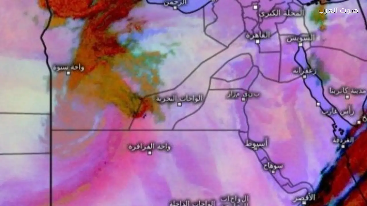سحب رعدية تقترب من الحدود الغربية لمصر والأمطار بدأت بالفعل