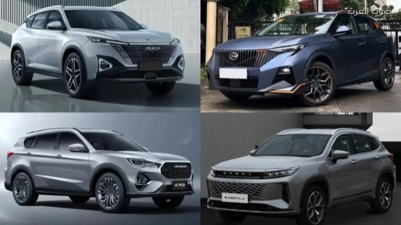 سيارات صينية جديدة تصل السوق المحلي في 2026