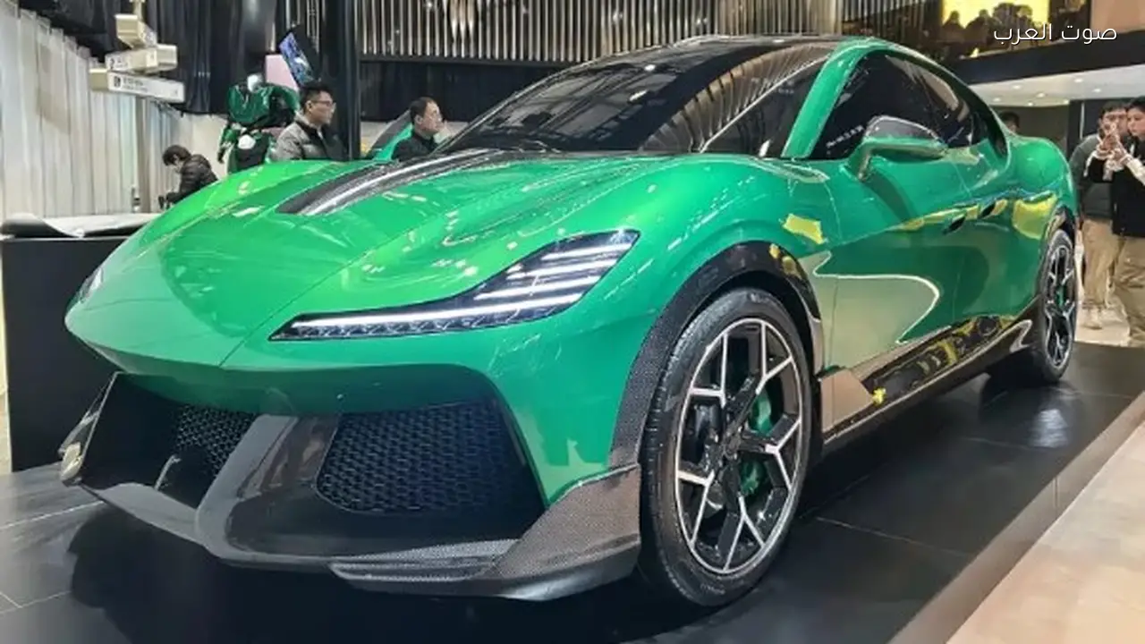 شركة صينية تطلق سيارة كهربائية بقوة 1900 حصان مستوحاة من فيراري