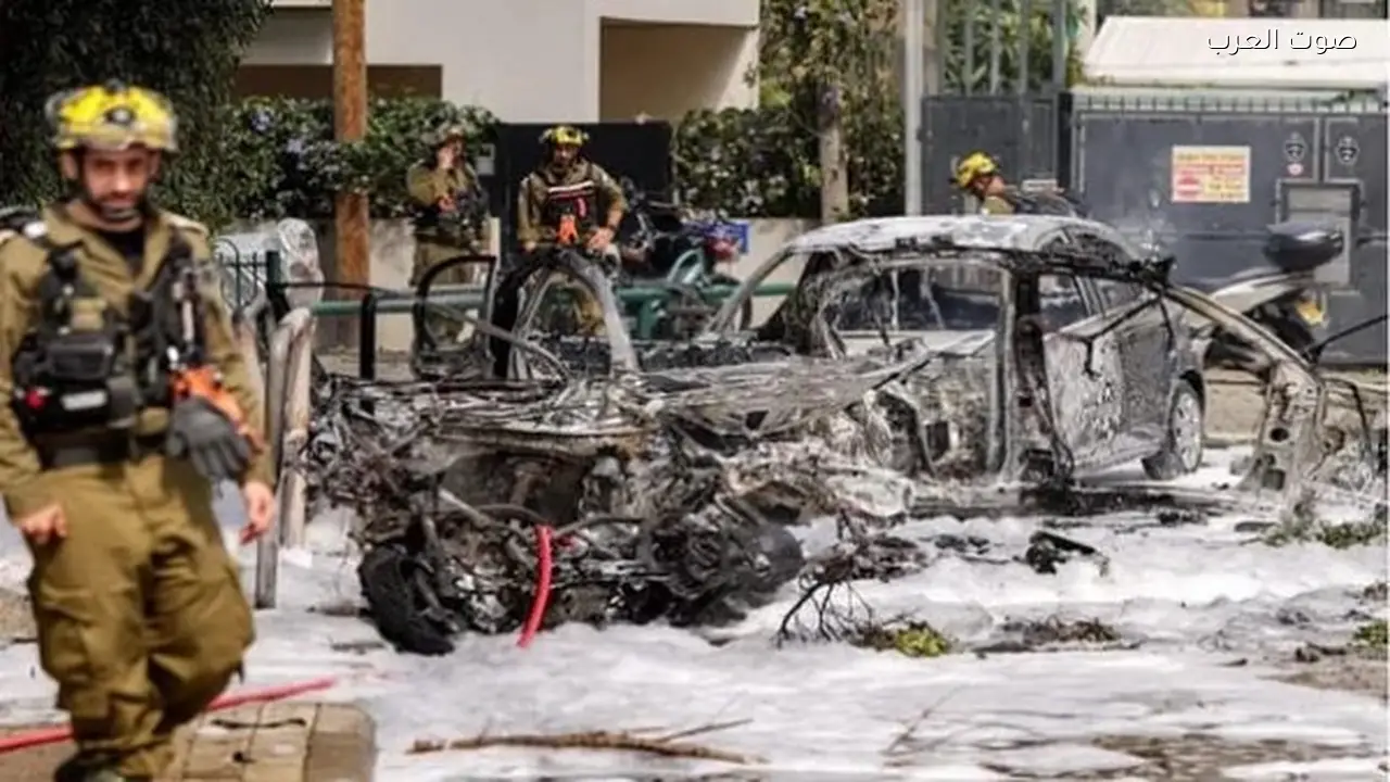 شظايا صاروخ إيراني تصيب مبنى سكني للقنصلية الأمريكية في إسرائيل