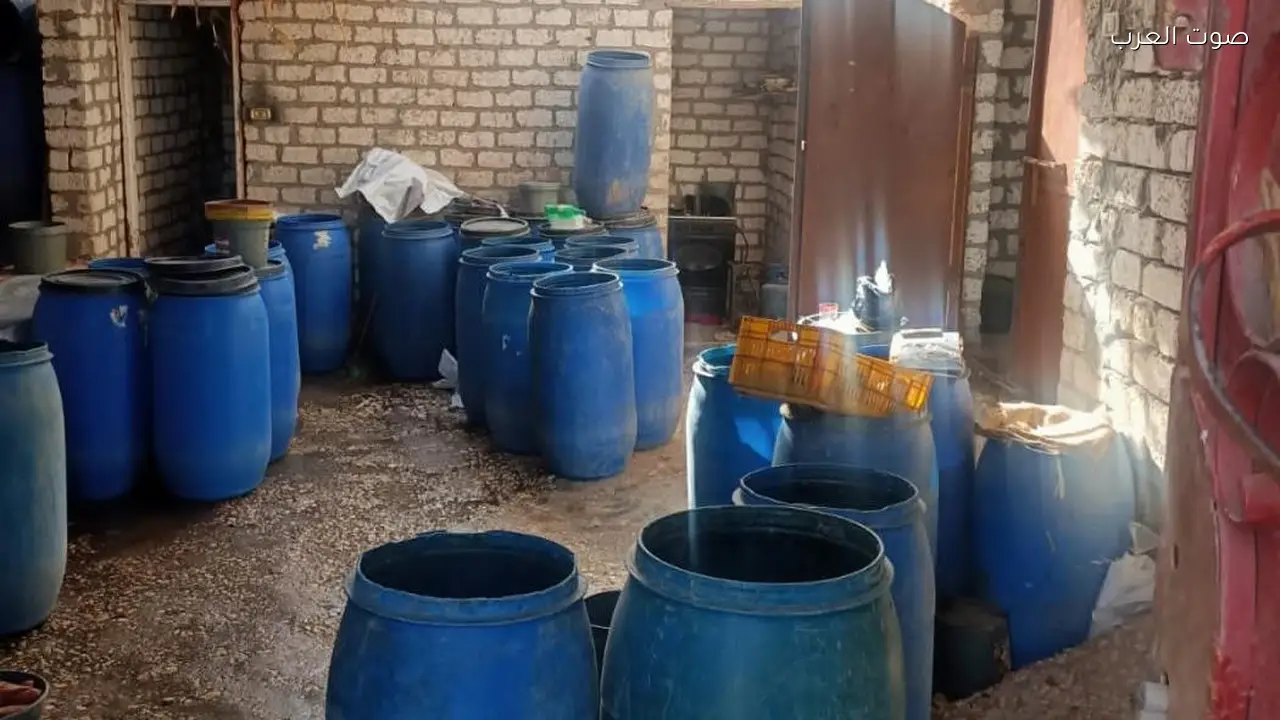 ضبط 8 أطنان من المخللات المجهولة في الغربية