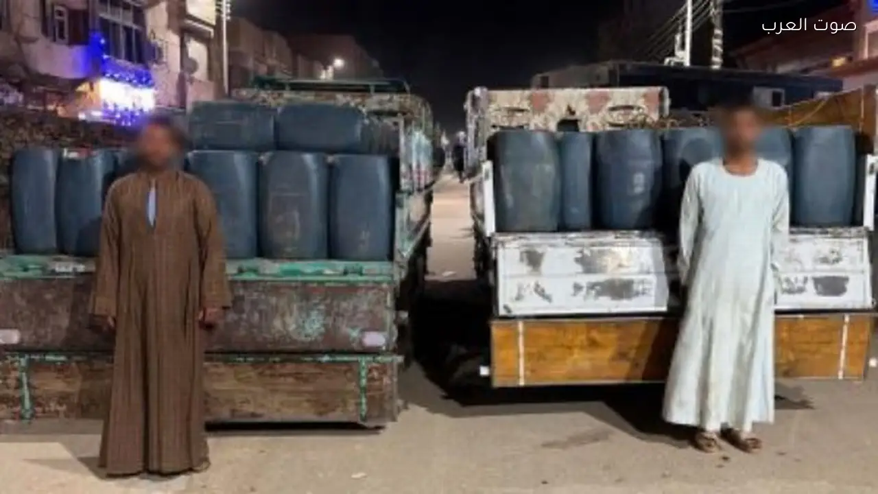 ضبط 9.5 طن من السولار قبل بيعه في السوق السوداء بأسوان