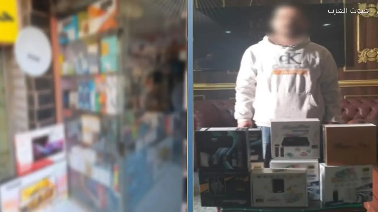 ضبط محل في الجيزة يبيع أجهزة ريسيفر غير مرخصة