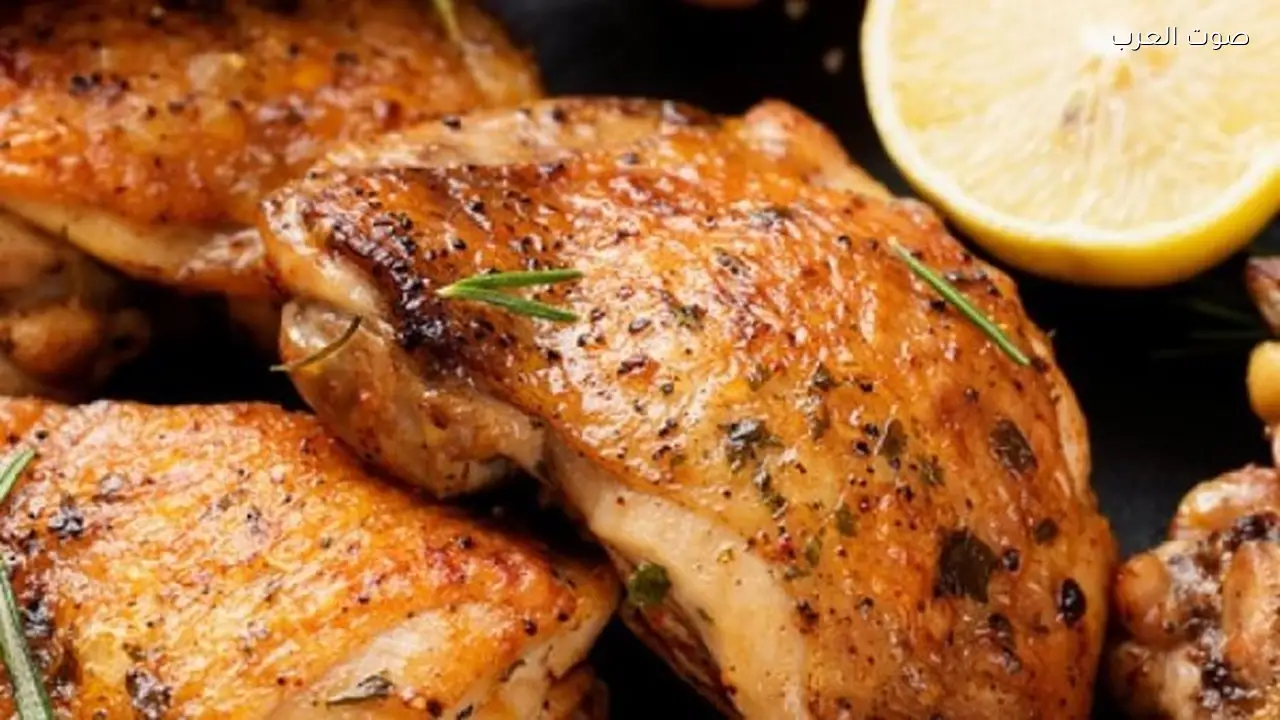 طريقة تحضير دجاج مشوي بالزعتر لدايت صحي