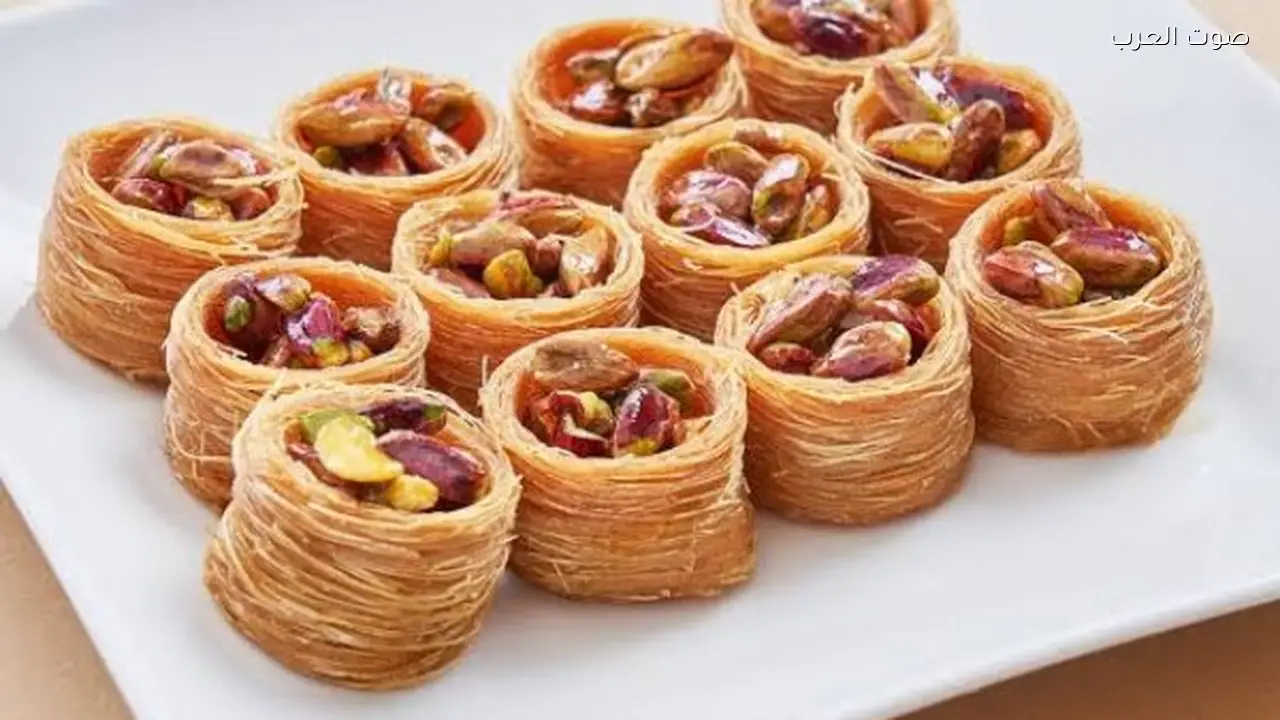 طريقة تحضير كنافة الأساور المقرمشة بسهولة