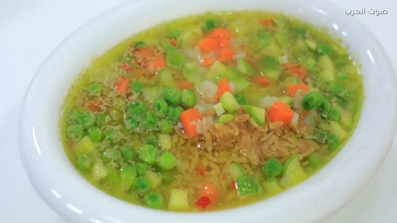 طريقة سهلة لعمل شوربة الخضار بلسان العصفور