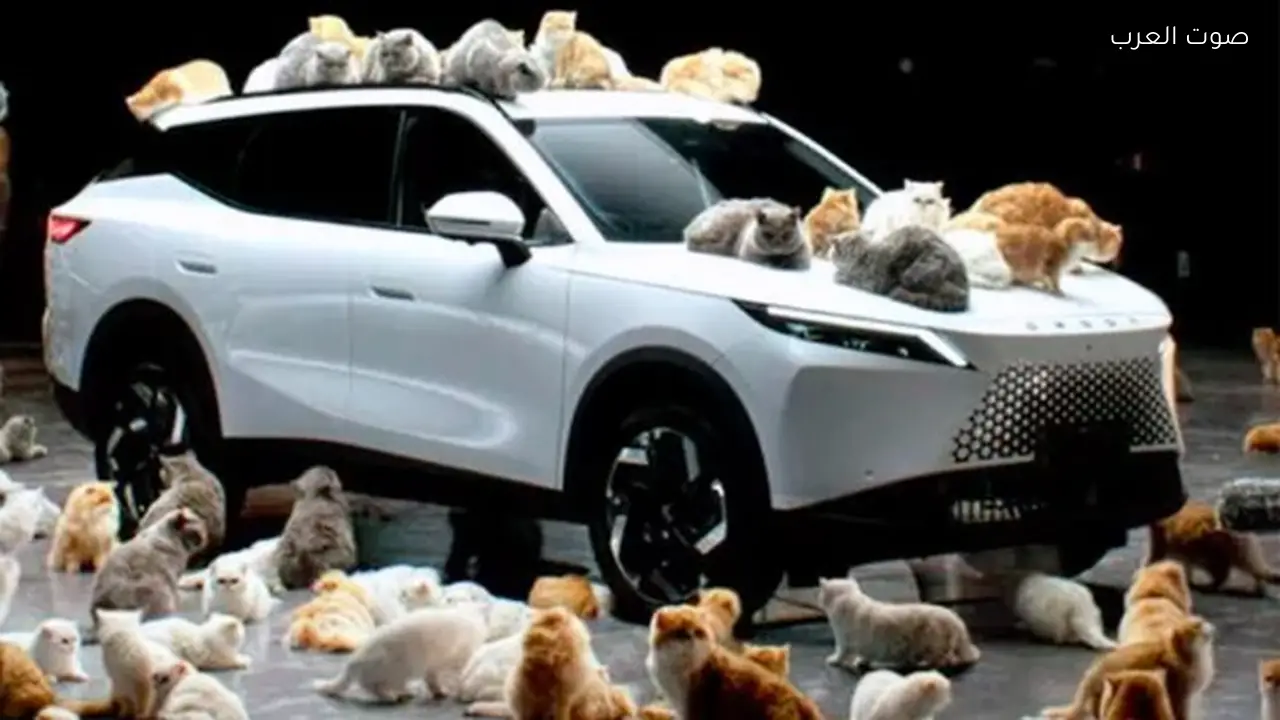 عشرات القطط تظهر في إعلان جديد لسيارة