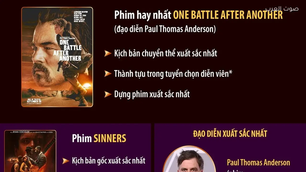 فيلم “معركة تلو الأخرى” يحصد جائزة “أفضل فيلم” في المهرجان