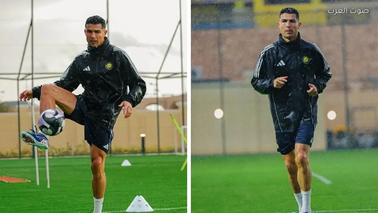 كريستيانو رونالدو يستأنف التدريبات مع النصر