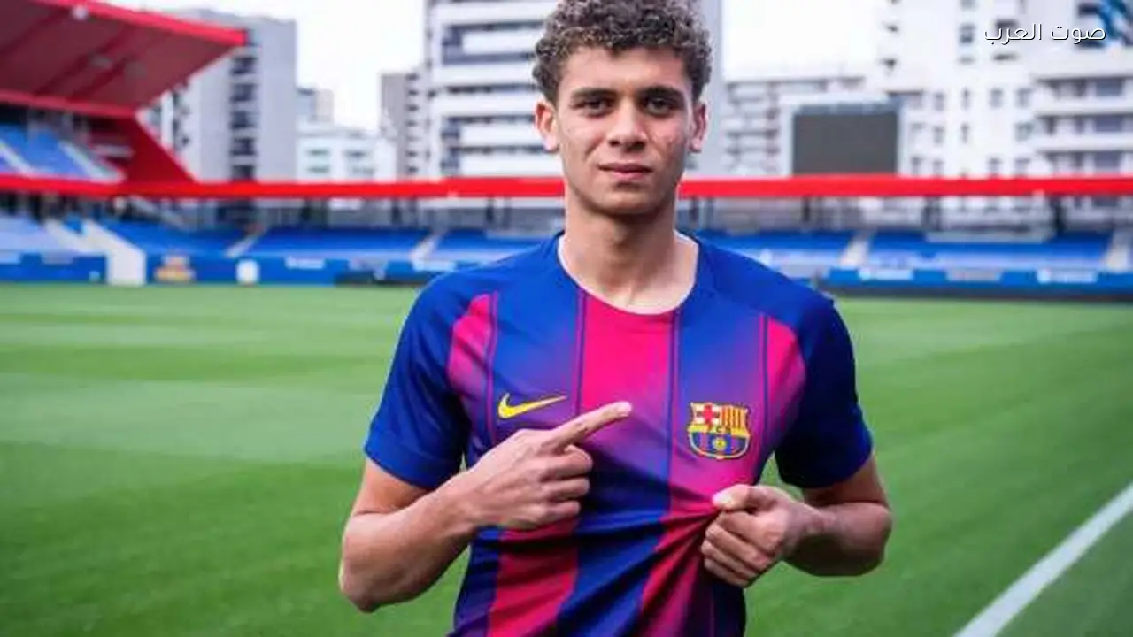 كواليس توقيع حمزة عبد الكريم مع برشلونة بعد تسجيله أول أهدافه في الفريق