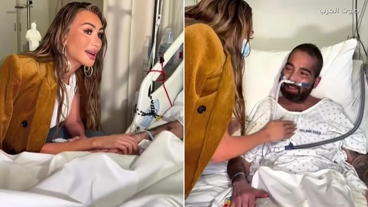 مايا دياب تزور معجبها في المستشفى بل gesture إنسانية