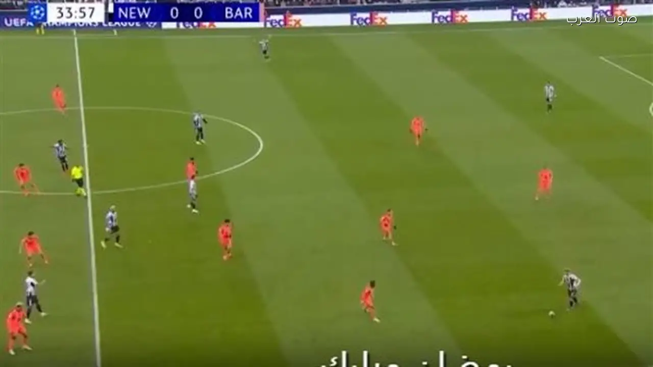 مباراة برشلونة ضد نيوكاسل يونايتد بث مباشر في دوري أبطال أوروبا