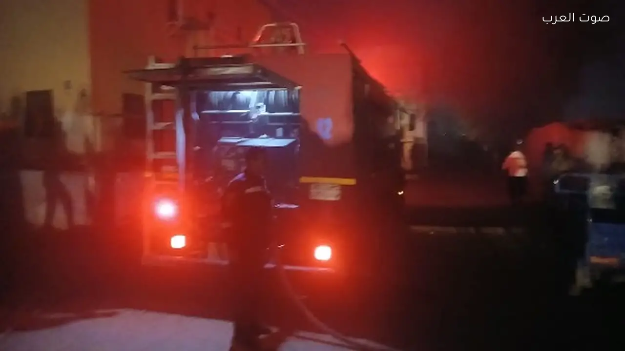 محافظ أسوان يتابع إخماد حريق في نجع المحطة دون إصابات