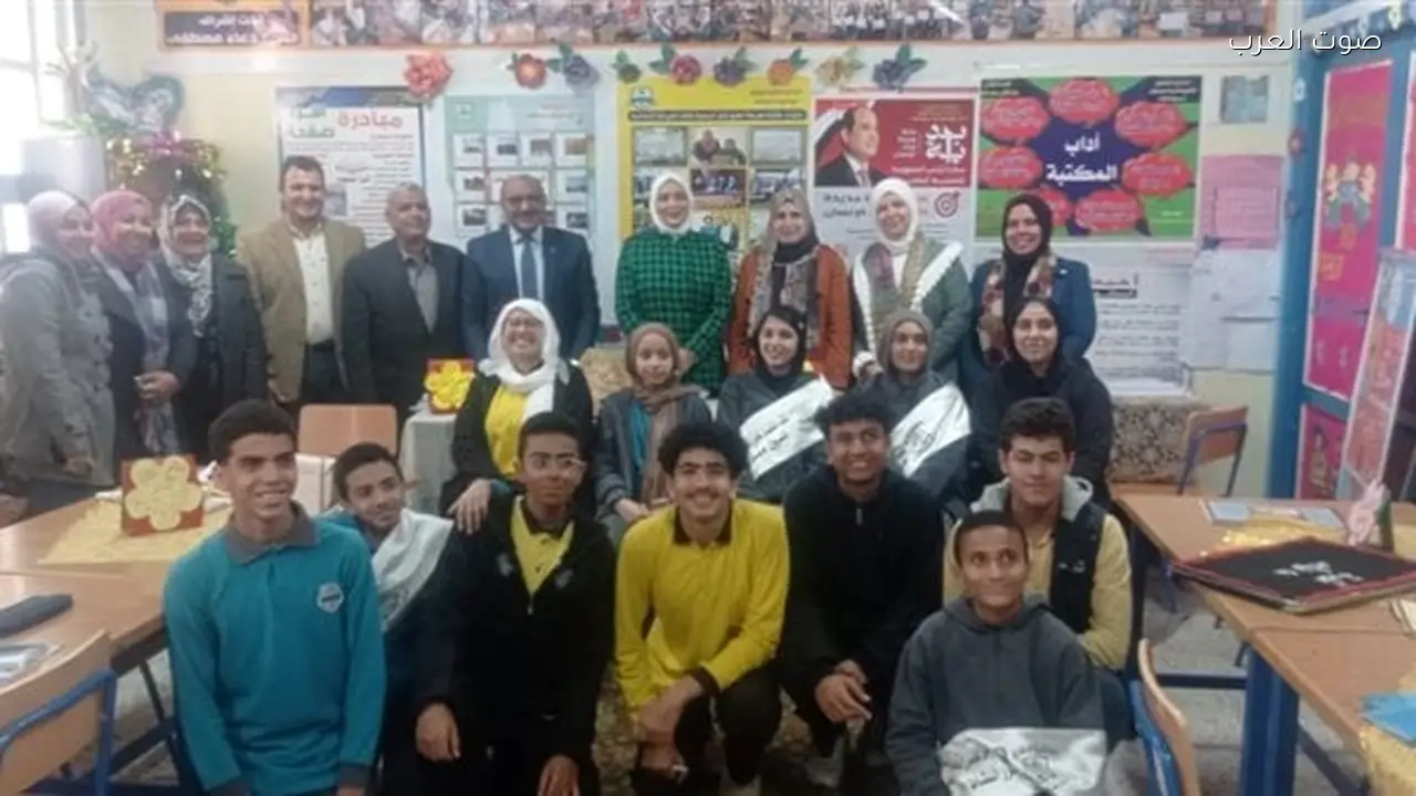 مدرسة عمرو شبل تمثل الشرقية في مسابقة القراءة الوطنية