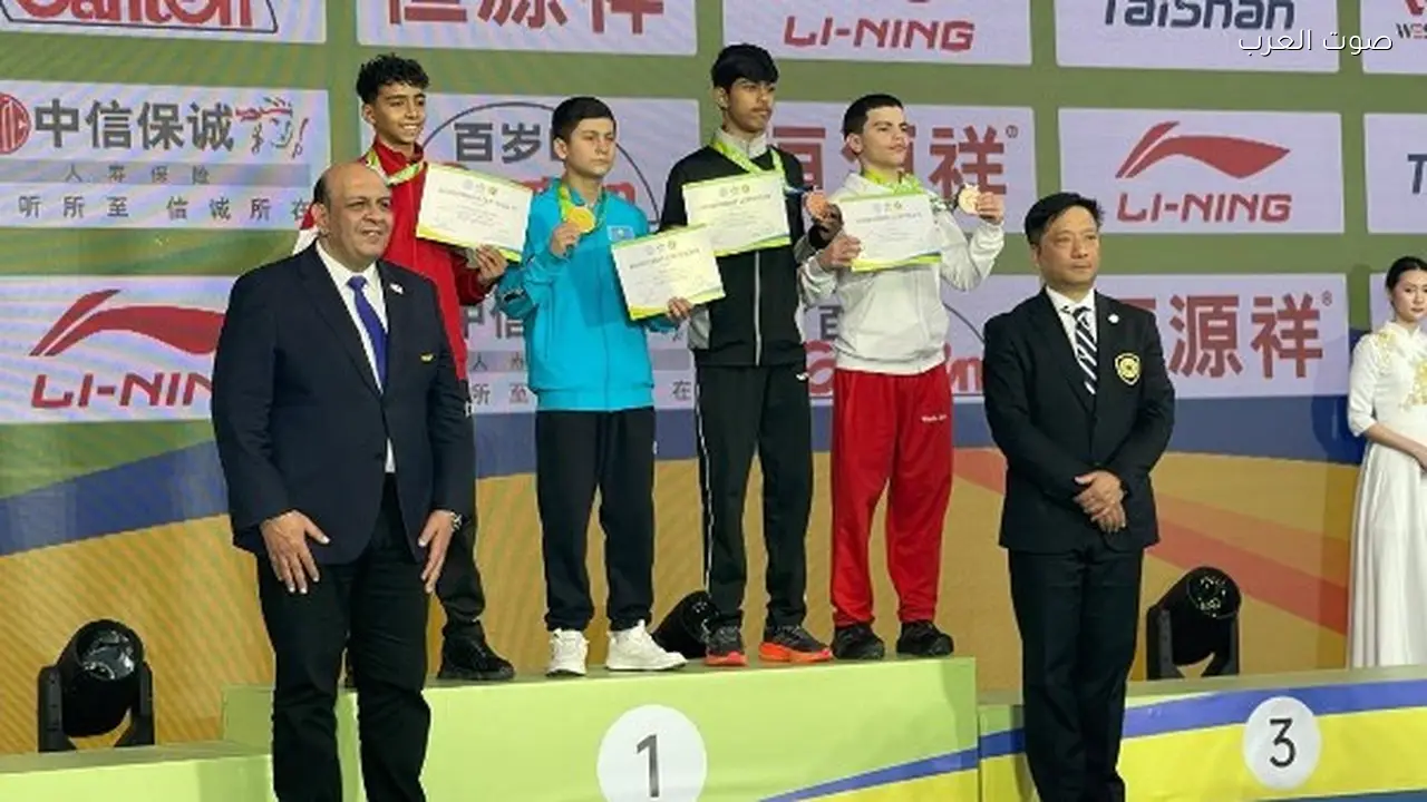 مصر تحقق 10 ميداليات في بطولة العالم للووشو كونغ فو بالصين