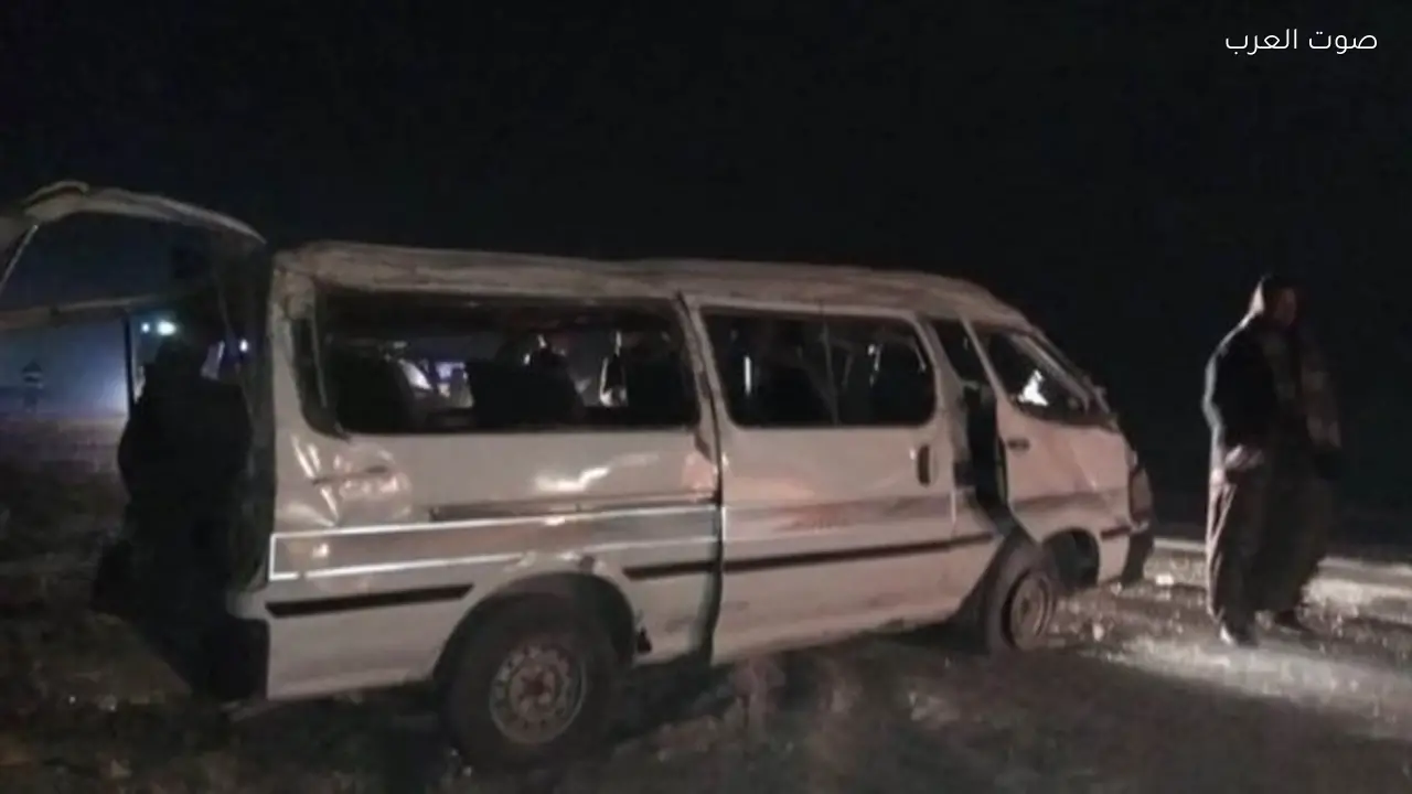 مصرع شخص وإصابة 6 في حادث انقلاب ميكروباص بالجيزة