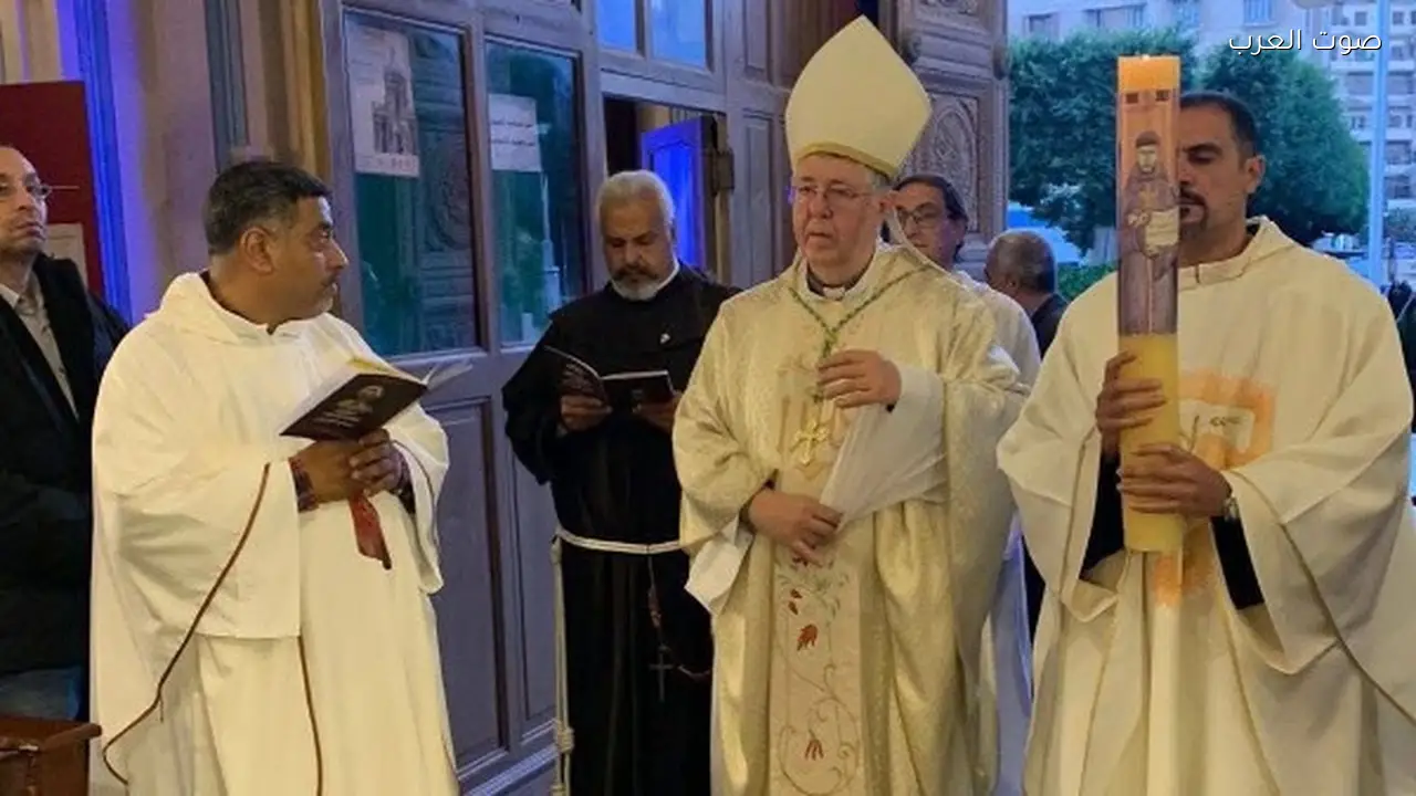 مطران الكنيسة اللاتينية بمصر يفتتح يوبيل القديس فرنسيس بالإسكندرية والبحيرة