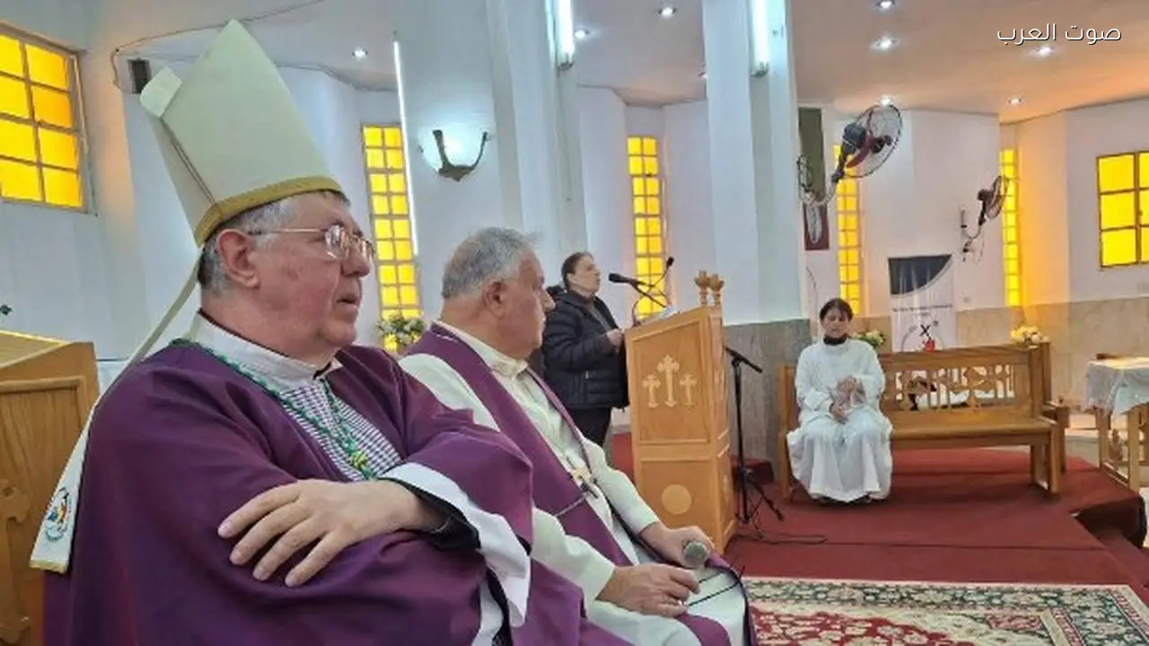 مطران الكنيسة اللاتينية يفتتح يوبيل القديس فرنسيس في الغردقة بالصلاة للسلام