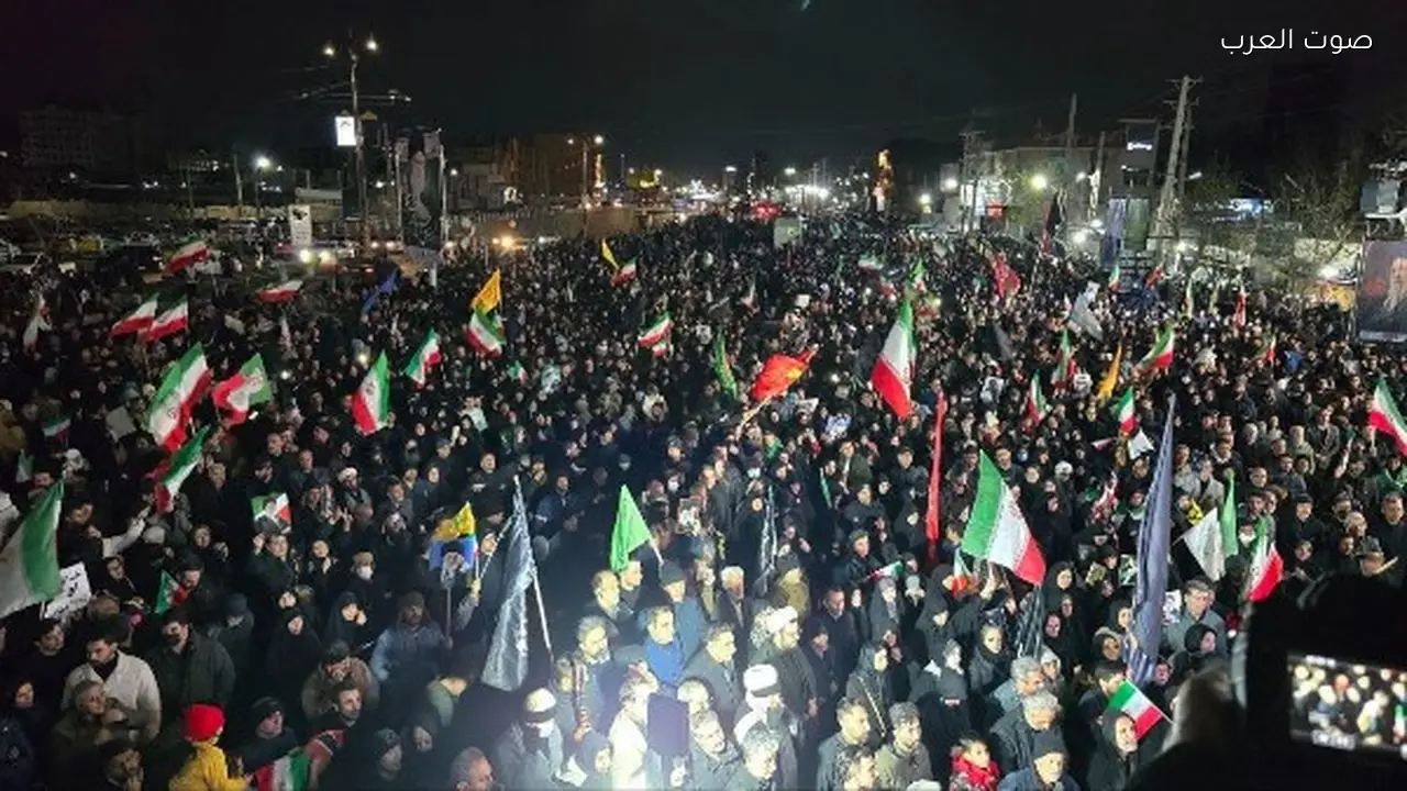 مظاهرات في طهران ضد الحرب المحتملة على إيران