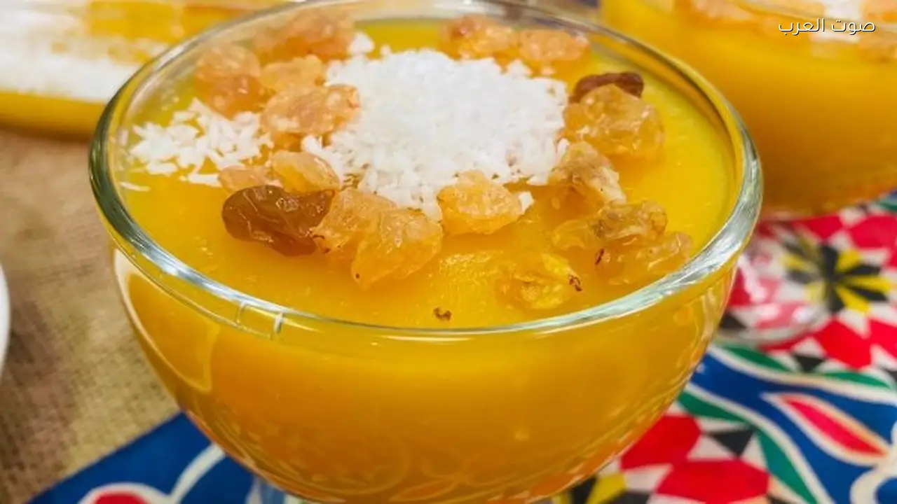 مهلبية قمر الدين حلوى رمضانية بطعم شرقي مميز