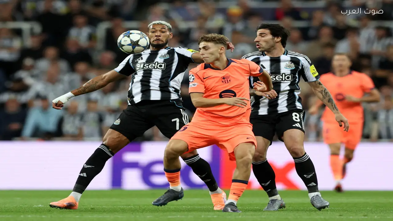 نيوكاسل يواجه برشلونة في دوري الأبطال بسانت جيمس بارك في مباراة تاريخية