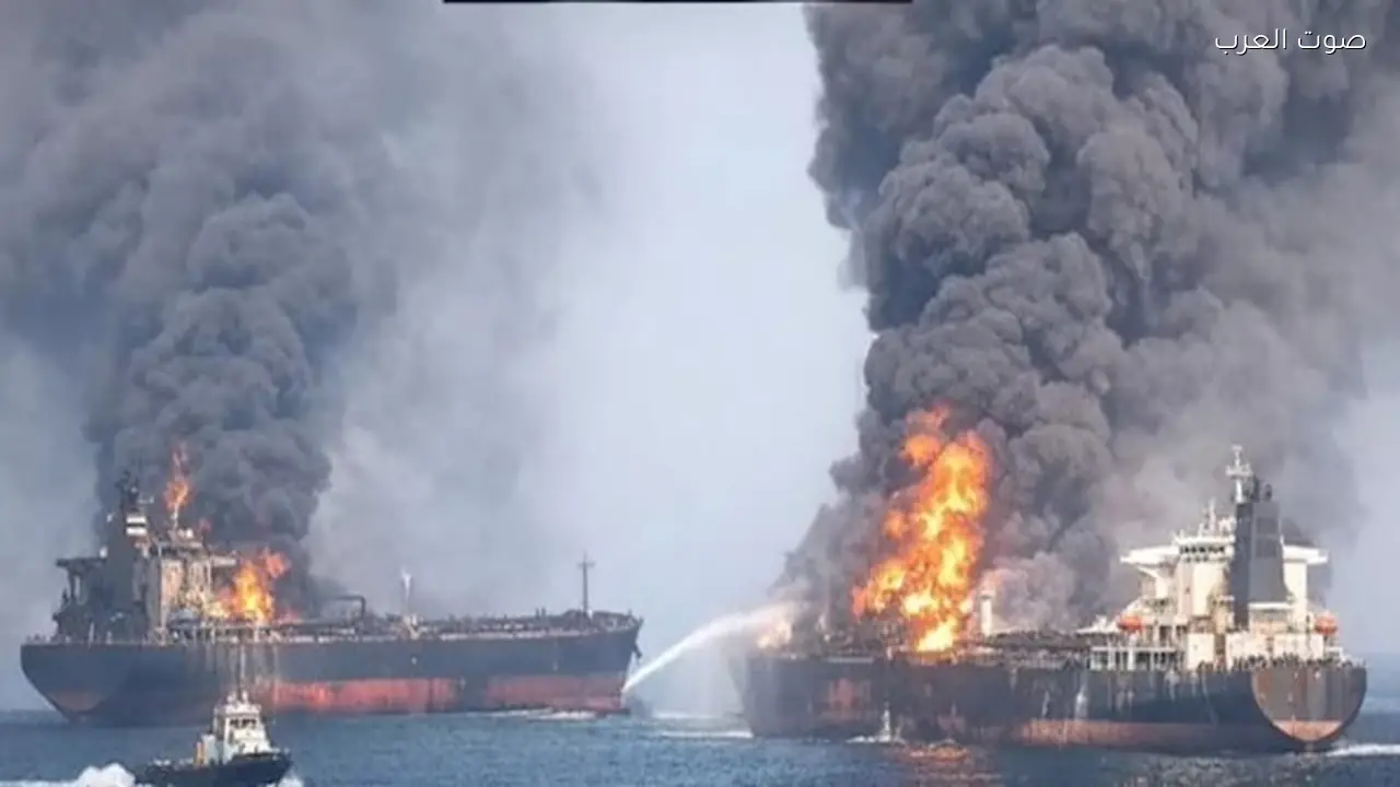 هجوم يستهدف ناقلتي نفط في العراق يودي بحياة بحار وينقذ 38 آخرين