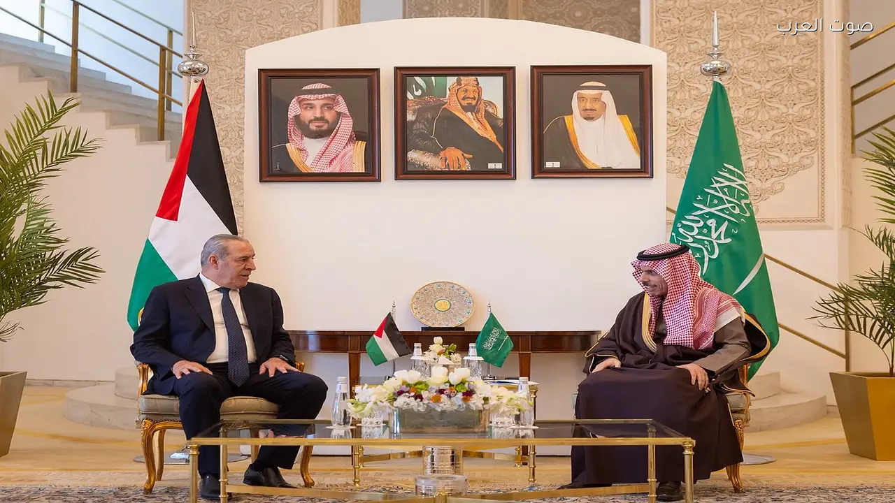 وزير الخارجية السعودي ونائب الرئيس الفلسطيني يناقشان تطورات غزة والضفة