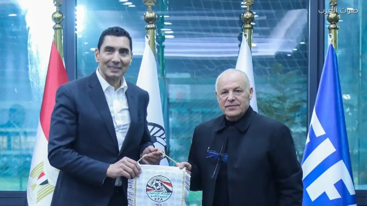 وزير الرياضة وأبو ريدة يساندان ناشئي المنتخب قبل مواجهة تونس