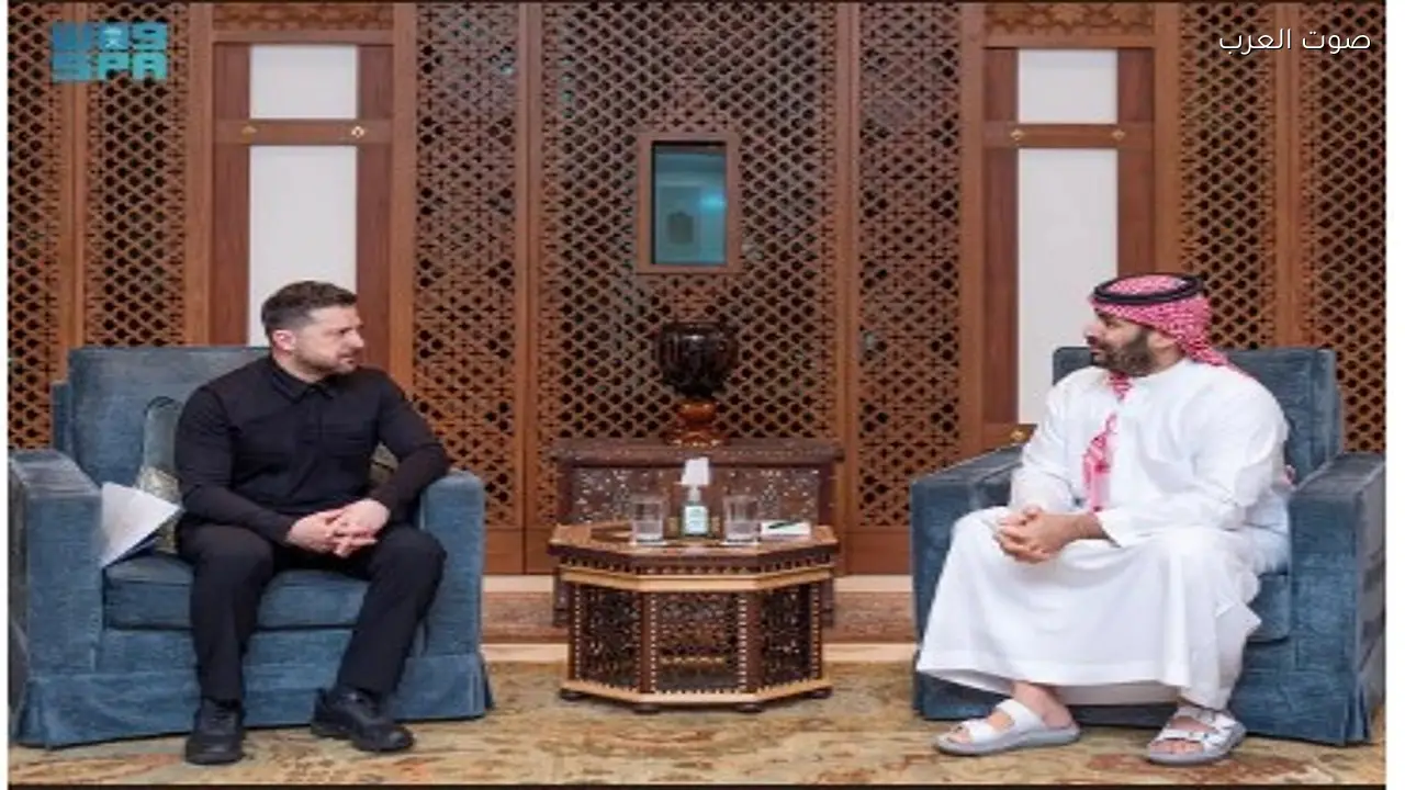 ولي العهد يناقش الأوضاع الإقليمية والدولية مع رئيس أوكرانيا