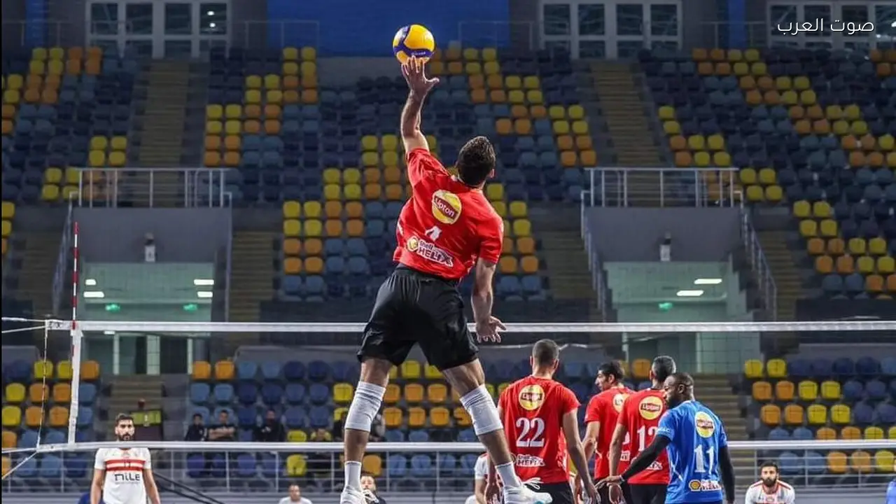 الأهلي يواجه الجزيرة والزمالك يلتقي سموحة في نصف نهائي كأس مصر للكرة الطائرة