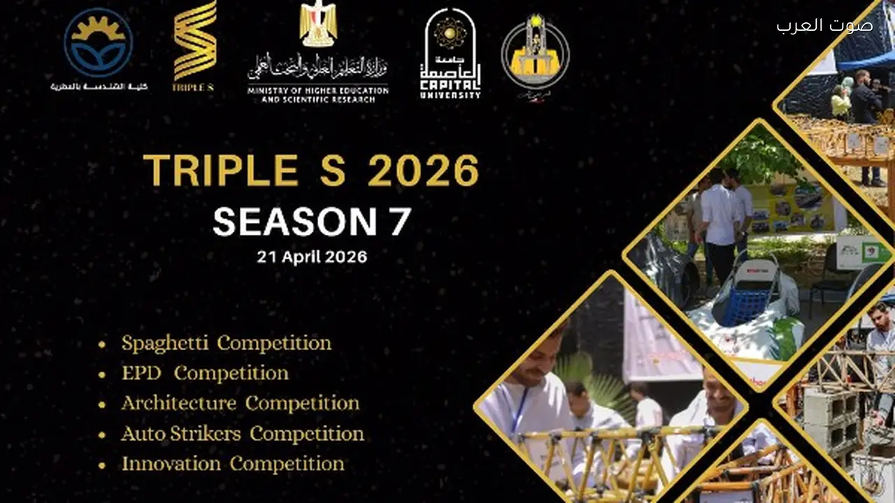 500 متسابق من 19 جامعة في “Triple S – Season 7” بهندسة المطرية لتعزيز الابتكار والاستدامة