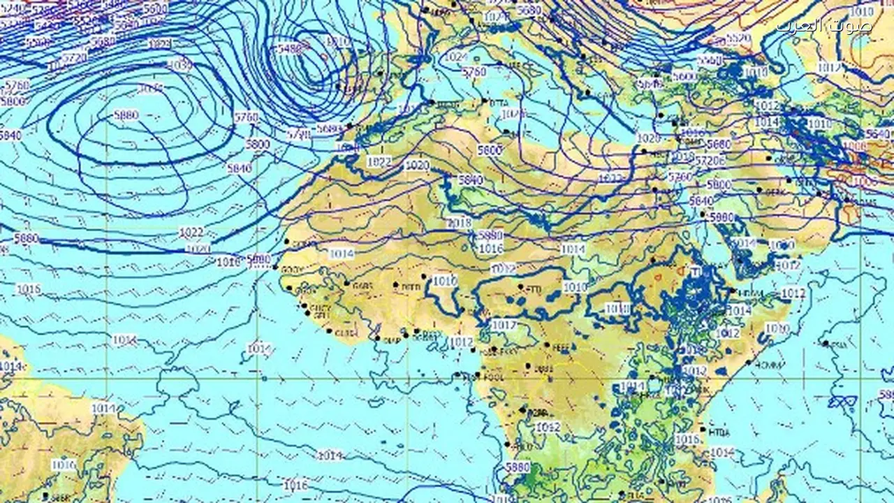 أمطار رعدية وبَرَد في القاهرة والمحافظات اليوم