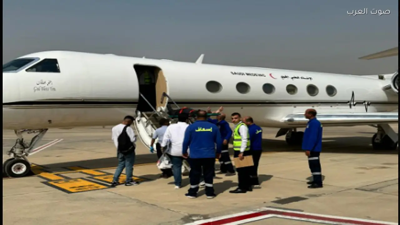 إخلاء طبي لمواطنين من القاهرة لاستكمال علاجهم في السعودية