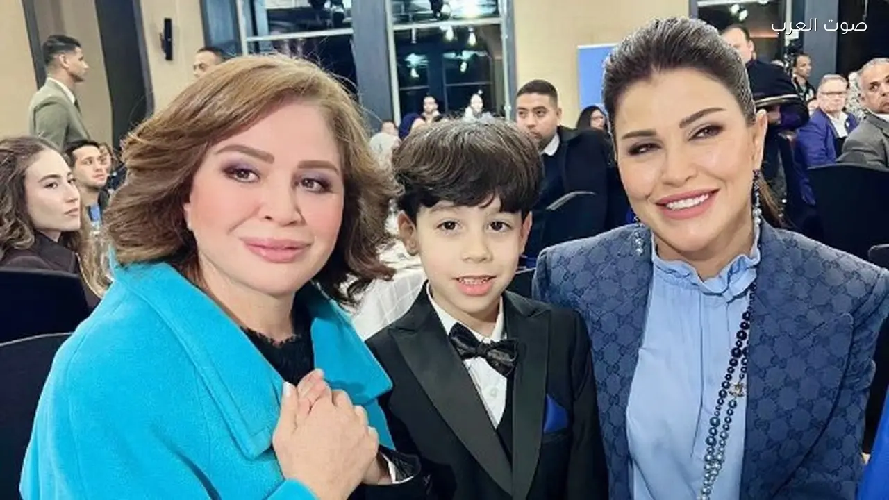 إلهام شاهين وأحمد رزق وجومانا مراد في حفل للتوعية بالتوحد