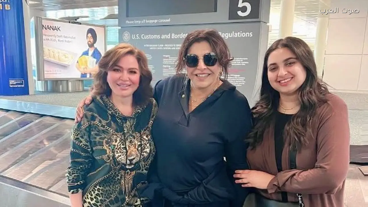 إلهام شاهين وهالة صدقي تصلان إلى مطار نيويورك