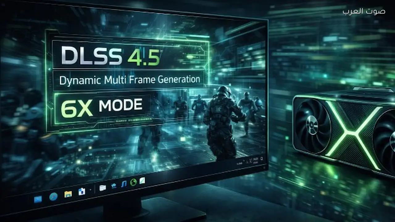 إنفيديا تطلق DLSS 4.5 لزيادة الفريمات حتى 6 مرات