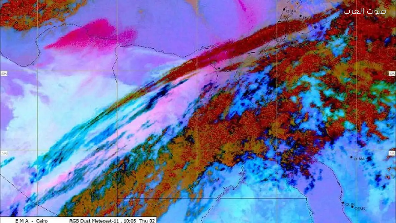 الأرصاد تحذر من استمرار الأمطار ونشاط الرياح المثيرة للأتربة