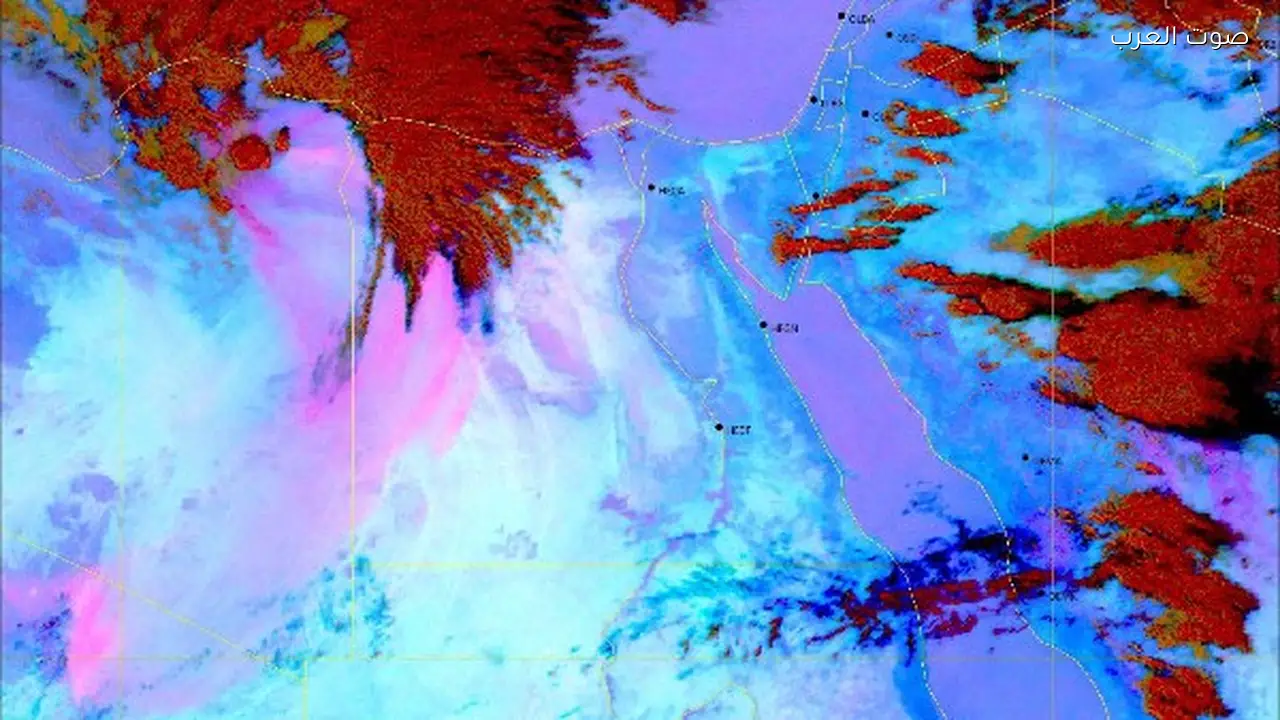 الأرصاد تحذر من رياح وأمطار غزيرة غداً