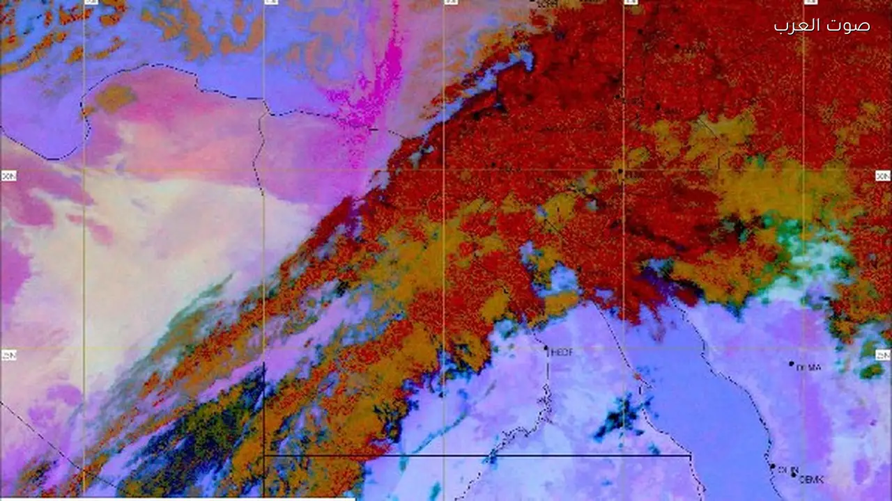 الأرصاد تحذر من شبورة كثيفة وأمطار غزيرة غداً