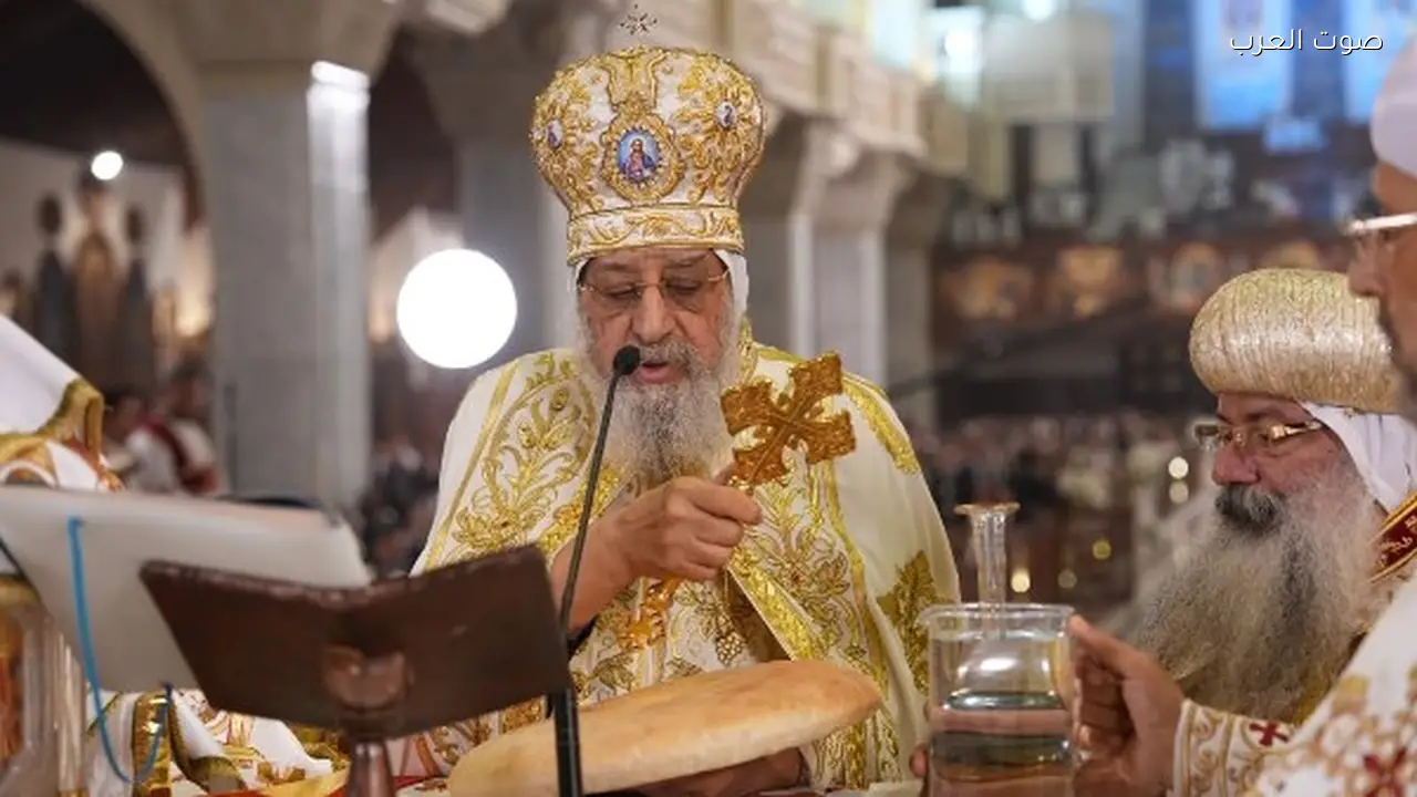البابا تواضروس يشكر الرئيس السيسي خلال قداس القيامة