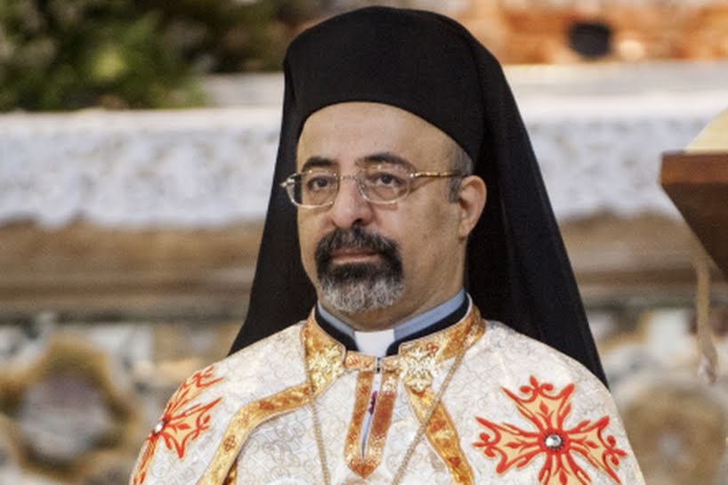 البطريرك إبراهيم إسحق يهنئ السيسي بعيد العمال