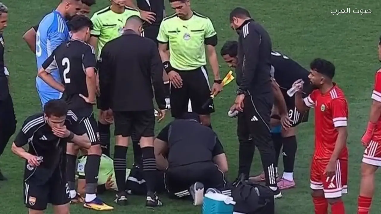 الحكم مصطفى الشهدي يتعرض لقطع في الرباط الصليبي